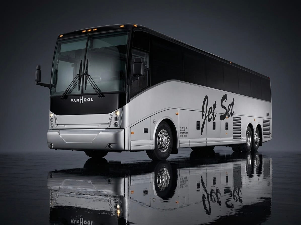 A Jet Set Express Van Hool CX45 coach